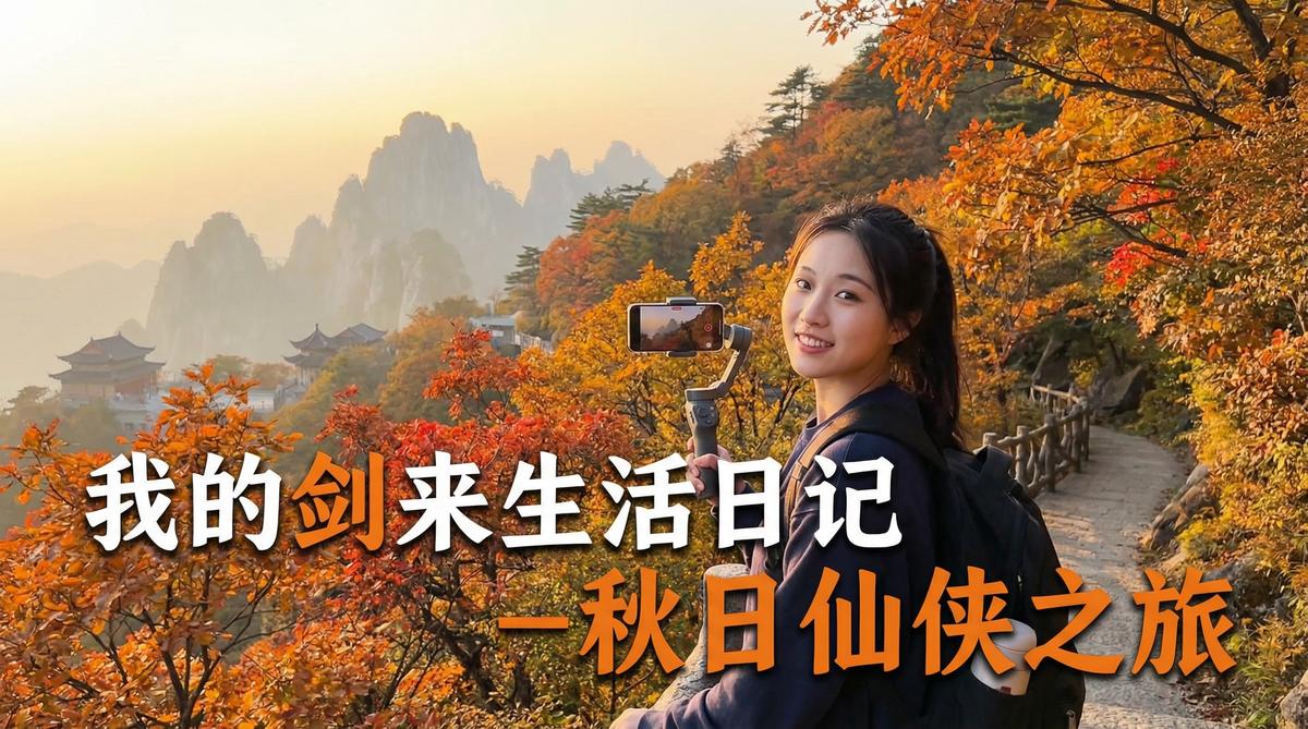 高清视频生活视频 - 高清视频户外生活视频：秋日山野Vlog | 手持稳定器视频教程